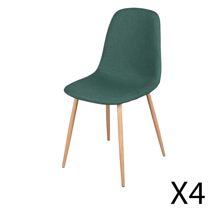 Set von 4 grünen...