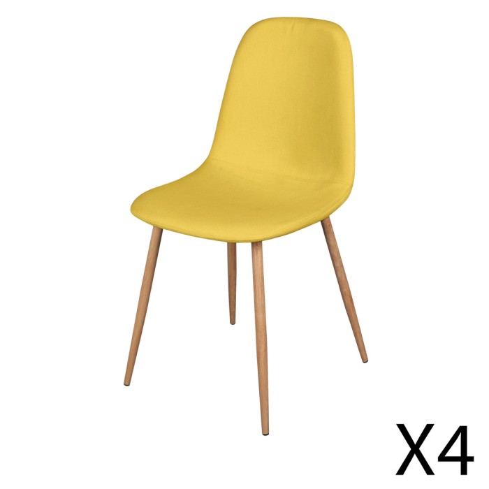 Set von 4 Stühlen aus...
