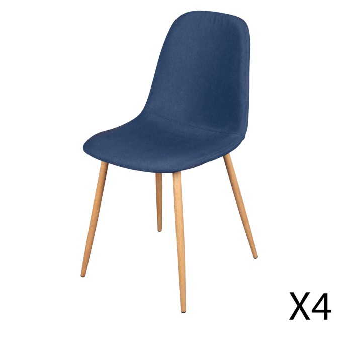 Set von 4 Stühlen aus...