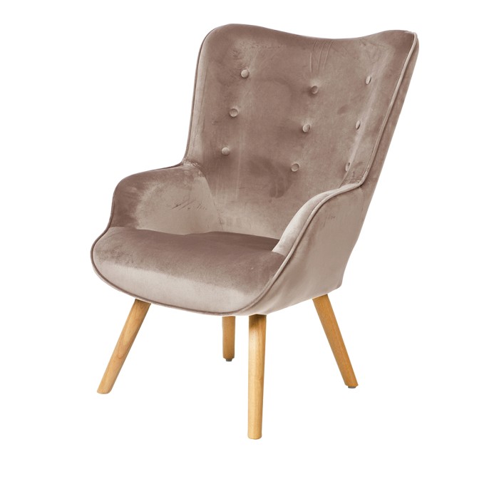 Salonfauteuil in beige...