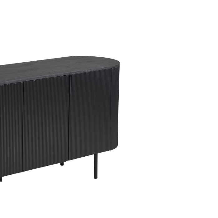 Buffet / Credenza VAGOS – 4 porte – Dimensioni L200 x H80 x P45 cm – Colore marrone scuro – Stile Design