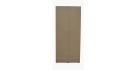 Armadio a 3 ante con specchio TOM - Dimensioni: H185 x L120 x P52 cm - Colore bianco - Stile design