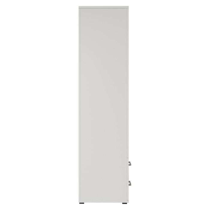 Armadio 4 porte con 2 specchi TOM – Dimensioni H185 x L160 x P52 cm – Colore bianco – Stile design
