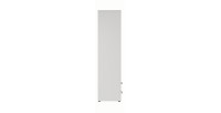 Armario de 2 puertas con espejo TOM – Dimensiones H185 x L80 x P52 cm – Color blanco – Estilo diseño