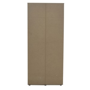 Armoire 2 portes avec miroir TOM – Dimensions H185 x L80 x P52 cm – Coloris blanc – Style design