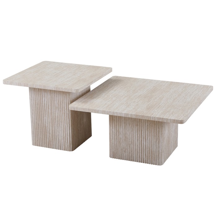 Set de 2 tables basses...