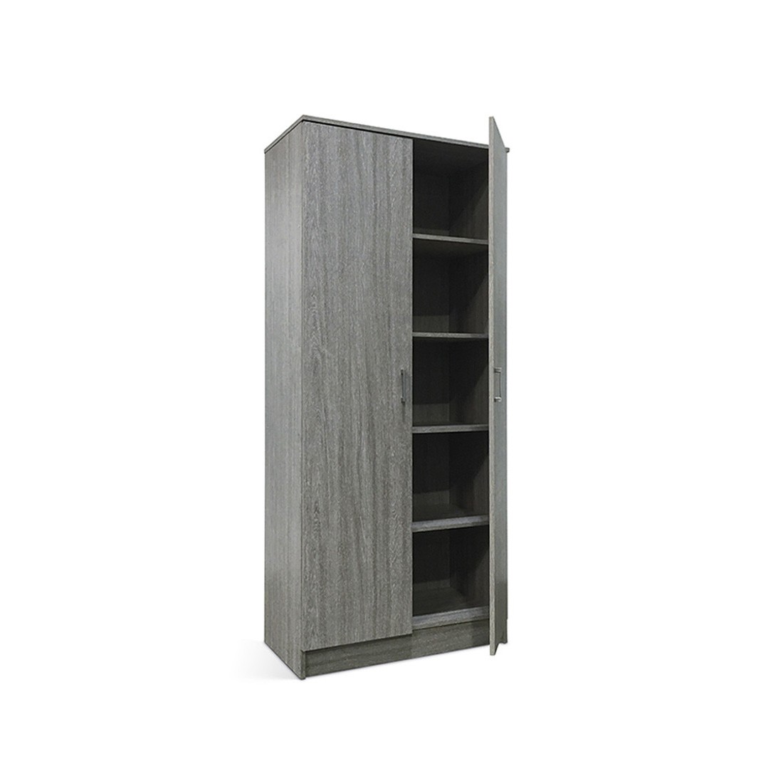 Armario de almacenamiento REY 80cm, ideal para su entrada, su lavandería o su baño.