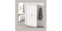 Armoire de rangement REY 80cm, idéal pour votre entrée, votre buanderie ou encore votre salle de bain.
