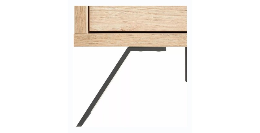 Buffet de 4 puertas, colección SHOW, color roble claro