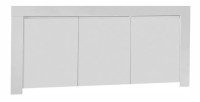Buffet 3 portes, collection FOLOMI, coloris blanc laqué brillant