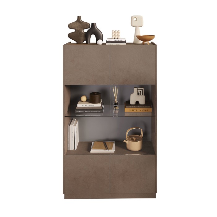Design-Vitrine mit 2 Türen,...