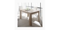 Table 180x90, Collection ZEFIR, coloris chêne clair, idéal pour votre salle à manger