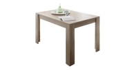 Table 180x90, Collection ZEFIR, coloris chêne clair, idéal pour votre salle à manger