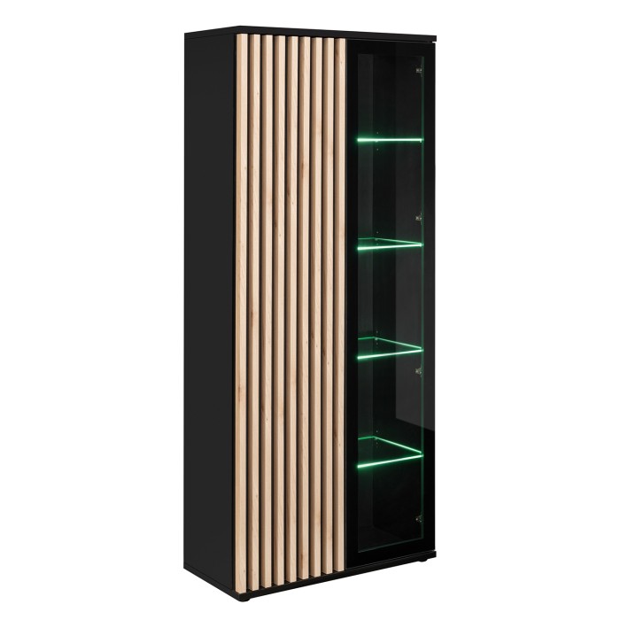 Hohe Design-Vitrine...