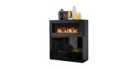 Buffet 2 portes avec cheminée bio-éthanol - COMINA