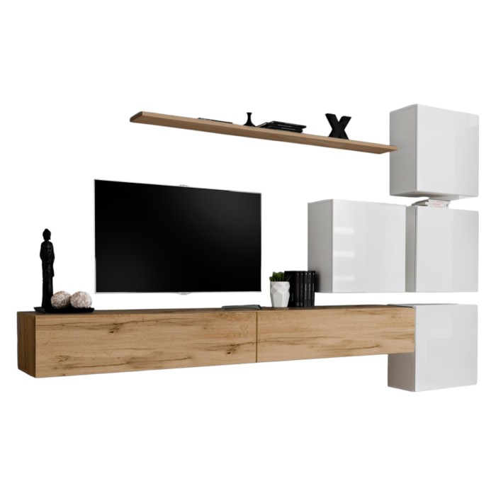 Wohnzimmer-Wandmöbelset...