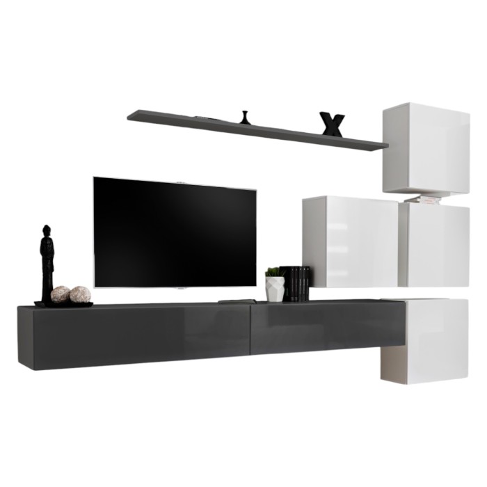 Wohnzimmer-Wandmöbelset...