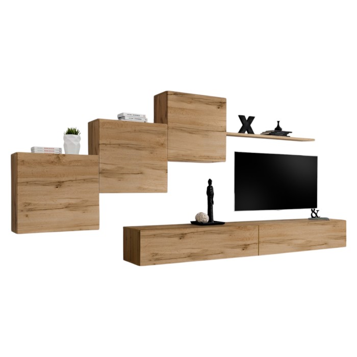 Wohnzimmer-Wandmöbelset...