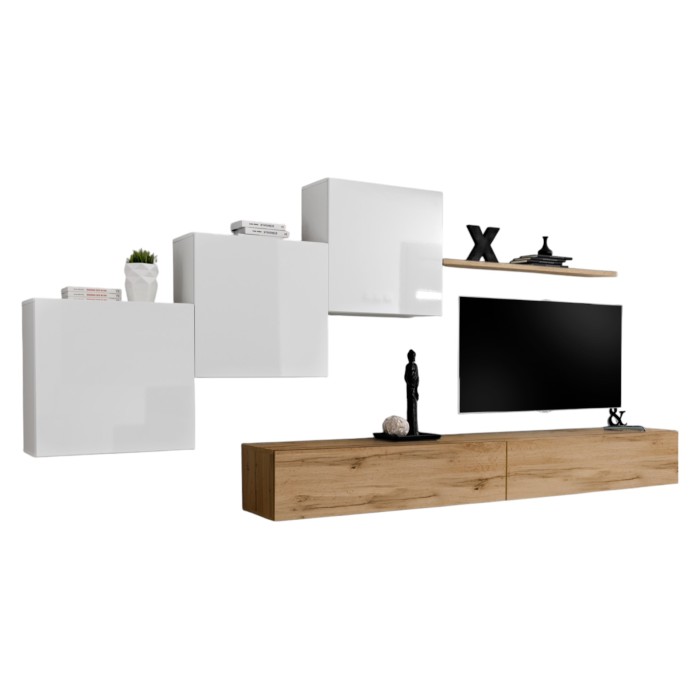 Wohnzimmer-Wandmöbelset...