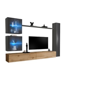 Wohnzimmer-Wandmöbel-Set...