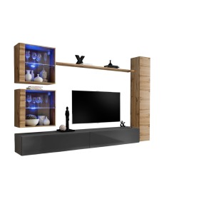 Wohnzimmer-Wandmöbel-Set...