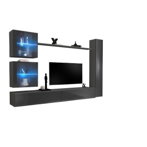 Wohnzimmer-Wandmöbel-Set...