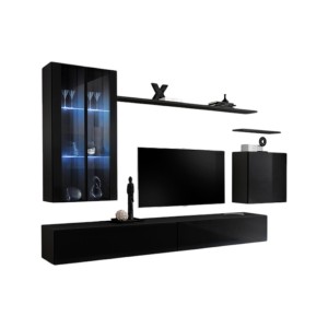 Wohnzimmer-Wandschrank-Set...