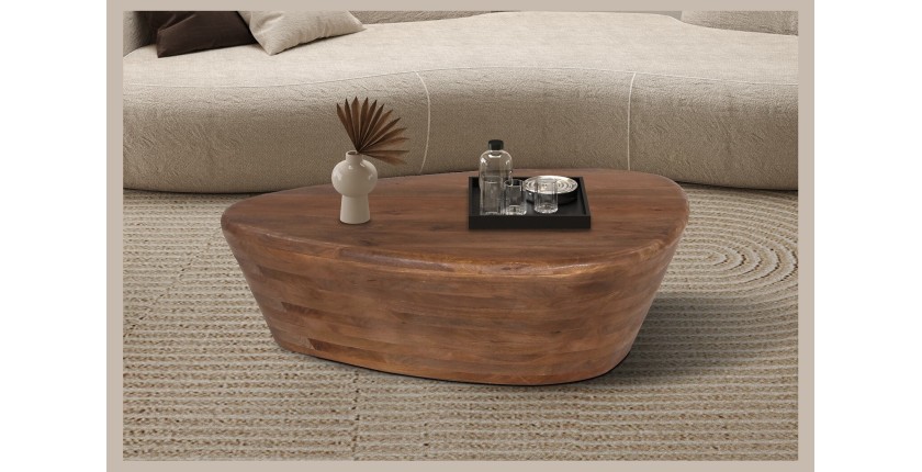 Tavolino da salotto in legno massiccio collezione BALI - Stile etnico e design
