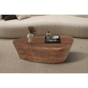 Tavolino da salotto in legno massiccio collezione BALI - Stile etnico e design