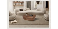 Tavolino da salotto in legno massiccio collezione BALI - Stile etnico e design