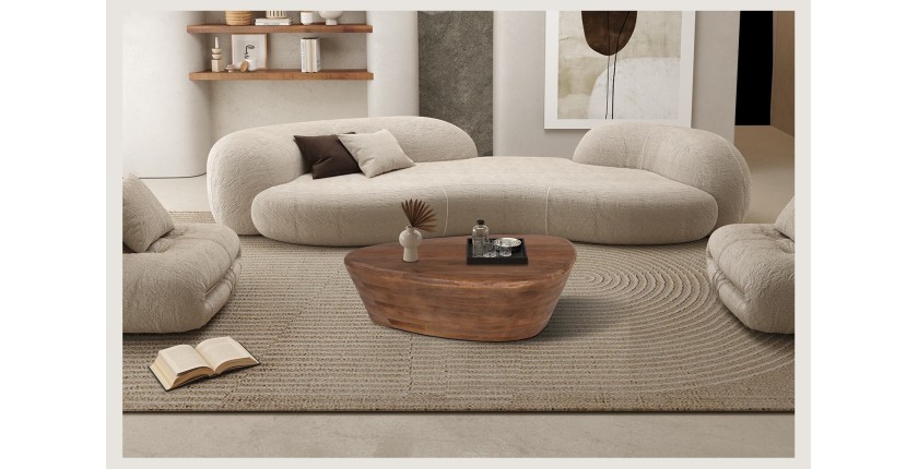 Tavolino da salotto in legno massiccio collezione BALI - Stile etnico e design