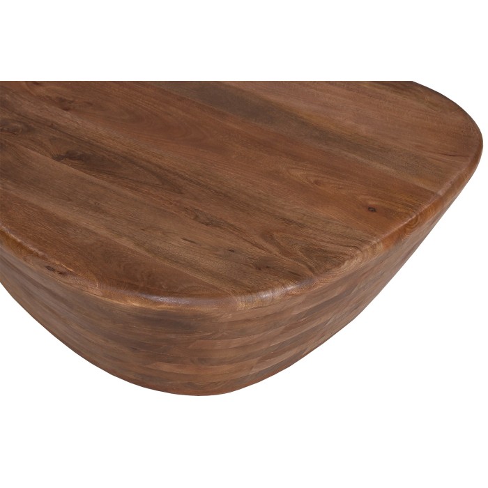 Tavolino basso in legno massiccio collezione BALI - Stile etnico e design