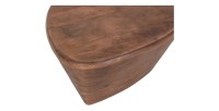 Mesa baja pequeña modelo en madera maciza colección BALI - Estilo étnico y diseño.