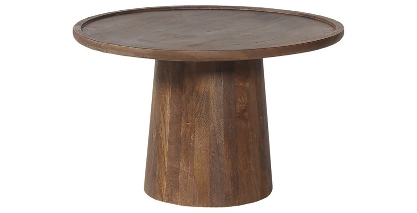 en bois massif collection JAKARTA - Style ethnique et design - Diamètre 65cm