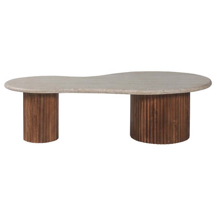 Massivholz Couchtisch aus...