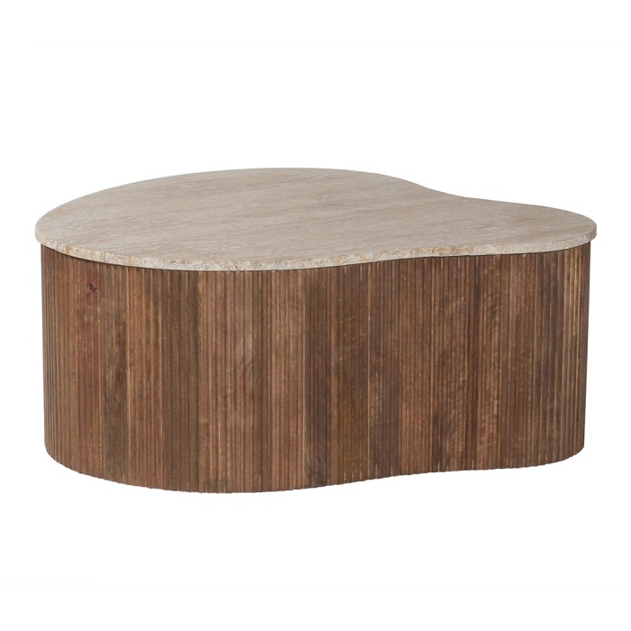 Massiver Holztisch aus der...