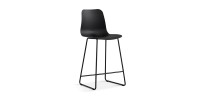 Silla de mostrador ''Mario'' PP Negra, dimensiones: H100.5 x L51 x P44cm