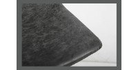 Barhocker OZON – PU Schwarz – Metallbeine – Höhe 98 cm – Industriestil