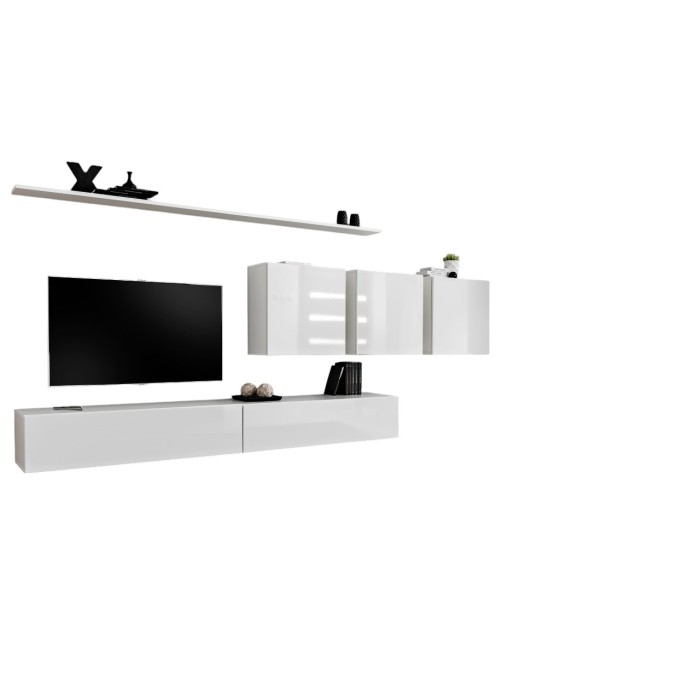 Wohnzimmer-Wandmöbel-Set...