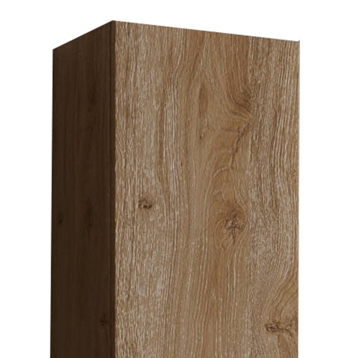 Wandhängendes Badezimmermöbel BURA – 1 Tür – Helles Eichenholz – Modernes Design