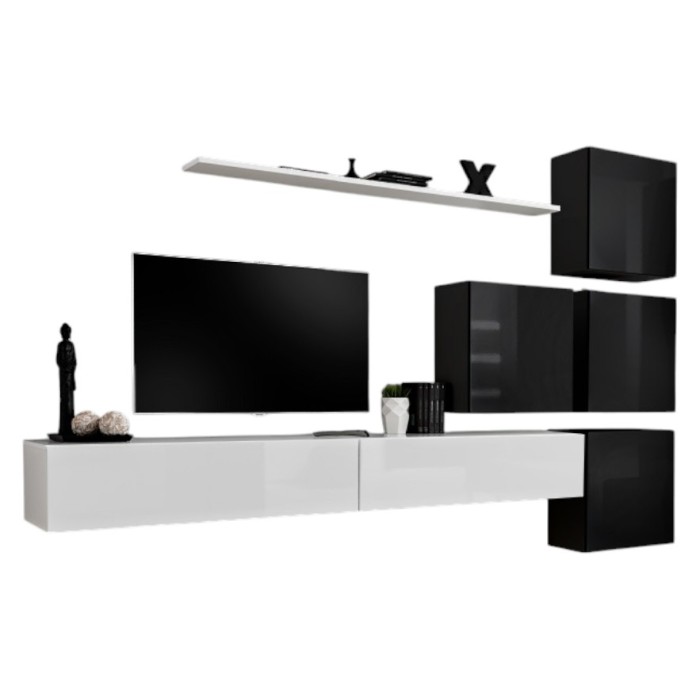Wohnzimmer-Wandmöbelset...