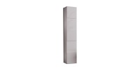 Meuble de salle de bain suspendu KUBRICK – 1 porte – Blanc brillant – Design moderne