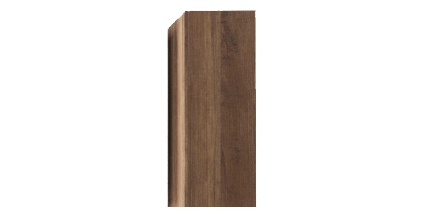 Meuble de salle de bain suspendu FRASSI – 1 porte – Chêne clair – Design moderne
