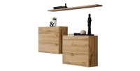 Ensemble meubles de salon SWITCH SBI design, coloris chêne Wotan.