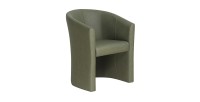 Fauteuil de salon KYOTO – Confortable – Vert – Style vintage