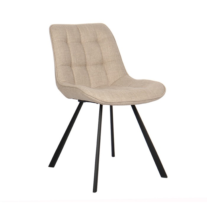 Chaise PALMA – Tissu beige...