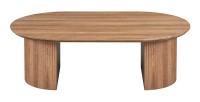 Table basse VAGOS – Effet chêne vieilli – Longueur 120 cm – Design authentique et moderne