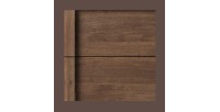Meuble de salle de bain suspendu FRASSI – 1 vasque, 2 tiroirs – 101 cm – Coloris chêne clair