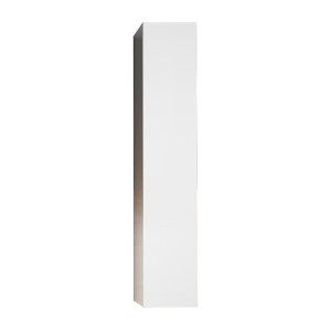 Meuble de salle de bain suspendu CISA – 1 porte – Blanc brillant – Design moderne