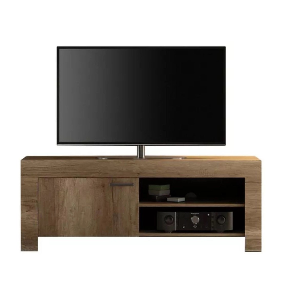 Mobile TV 140cm, 1 porta, collezione HOL, colore rovere scuro